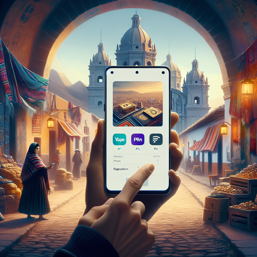 Métodos de pago peruanos en la app Doradobet: Yape, Plin, PagoEfectivo vista en móvil