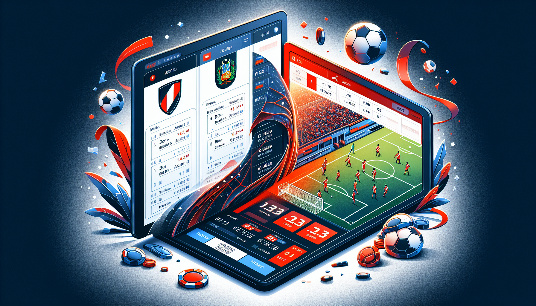 Pantalla con apuestas simples, combinadas y en vivo en Doradobet, fútbol peruano en acción.