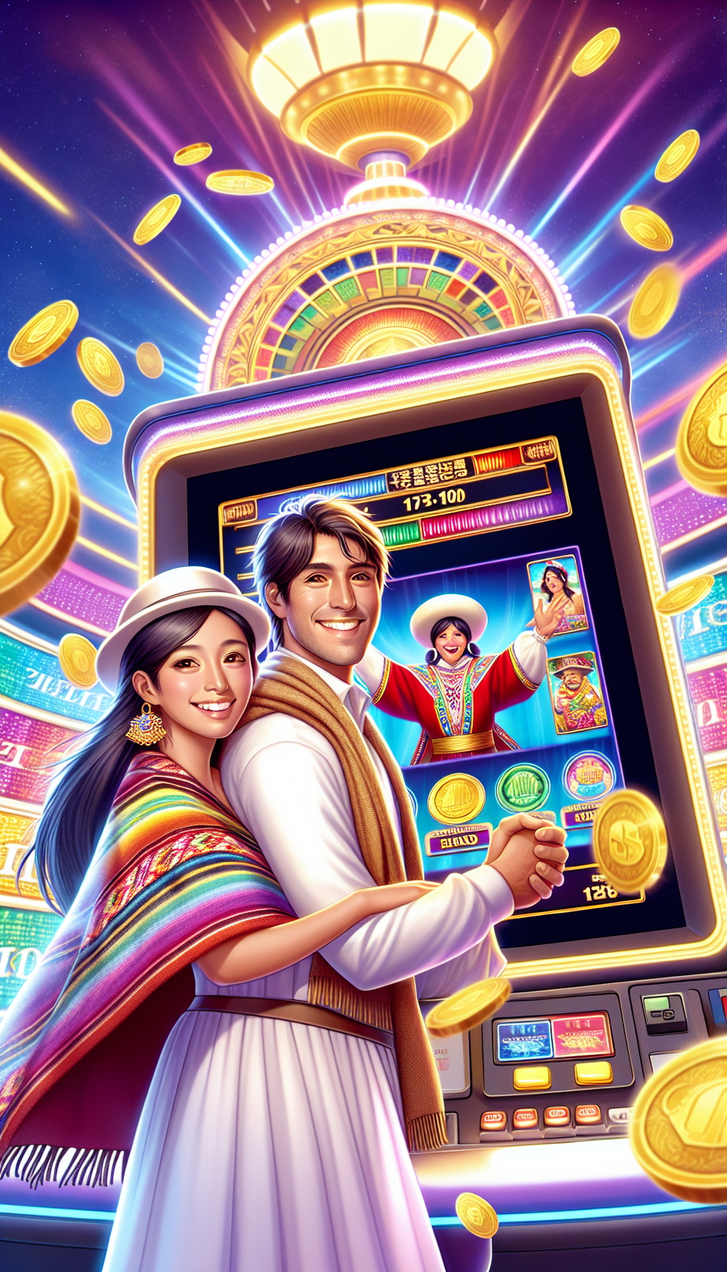 Jugadores peruanos celebran un premio en slots Doradobet